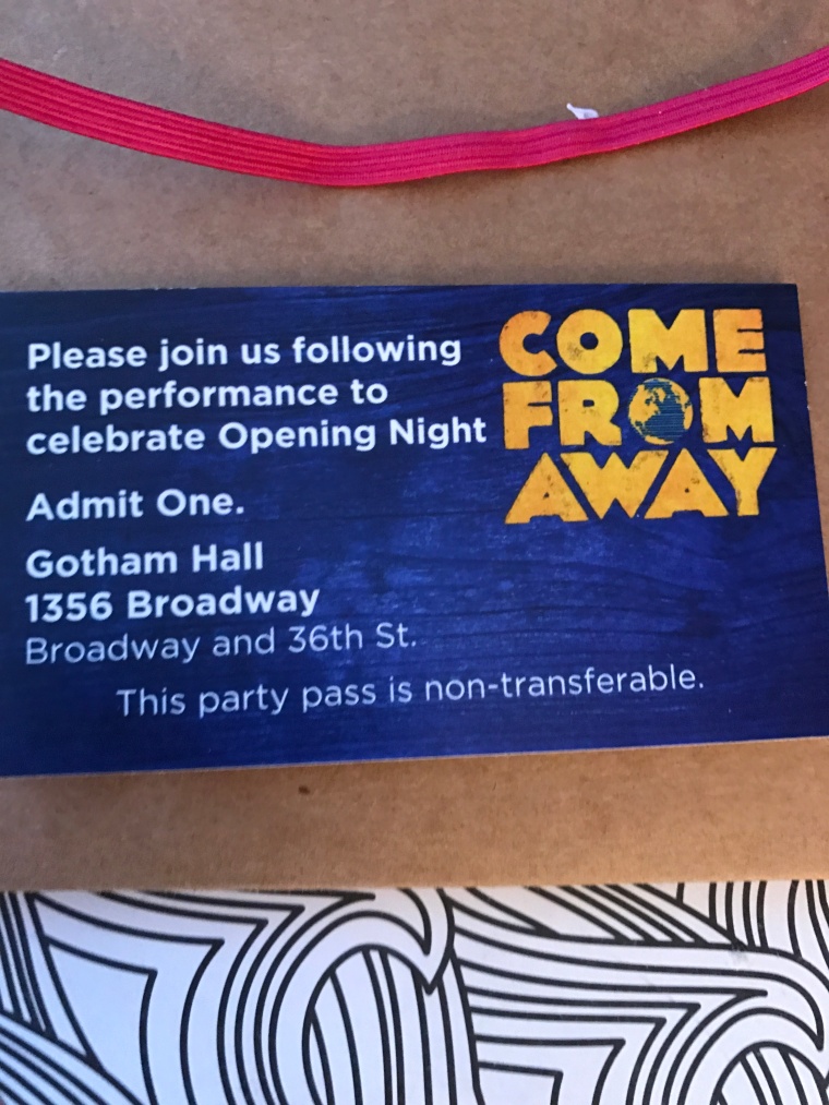 Gander, invite to Gotham Hall